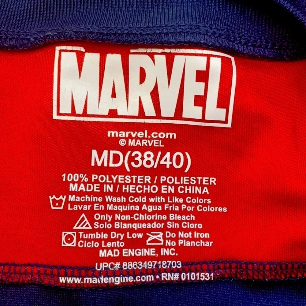 Men’s Marvel Captain America Basketball Jersey M - Picture 5 of 5